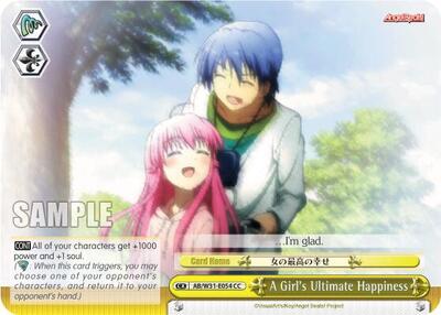 A Girl's Ultimate Happiness AB/W31-E054 CC