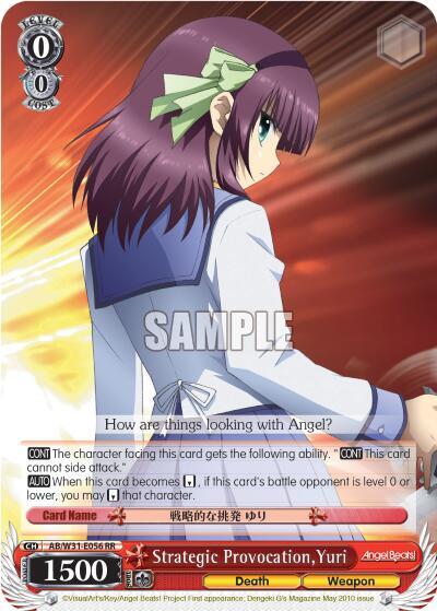 Strategic Provocation, Yuri AB/W31-E056 RR