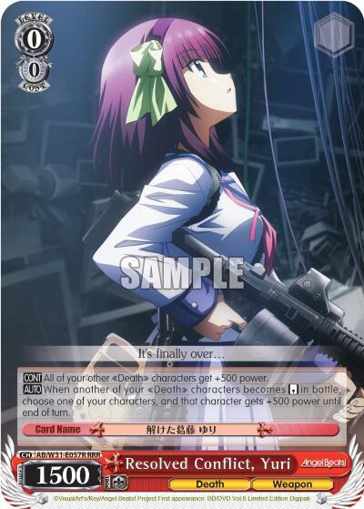 Resolved Conflict, Yuri AB/W31-E057R RRR