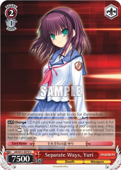Separate Ways, Yuri AB/W31-E079 U