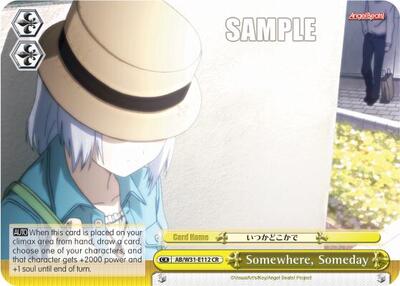 Somewhere, Someday AB/W31-E112 CR