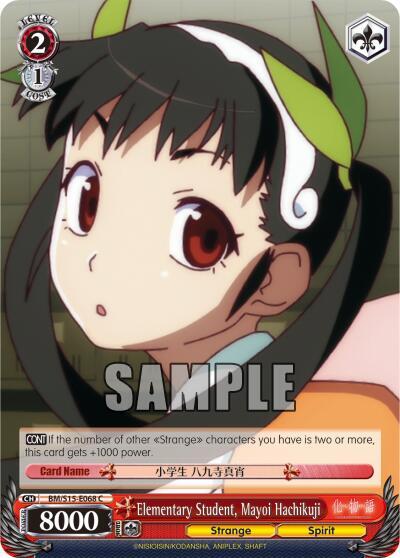 Elementary Student, Mayoi Hachikuji BM/S15-E068 C