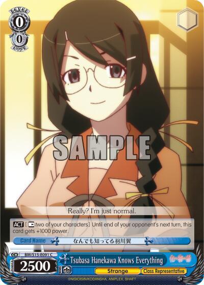 Tsubasa Hanekawa Knows Everything BM/S15-E091 C