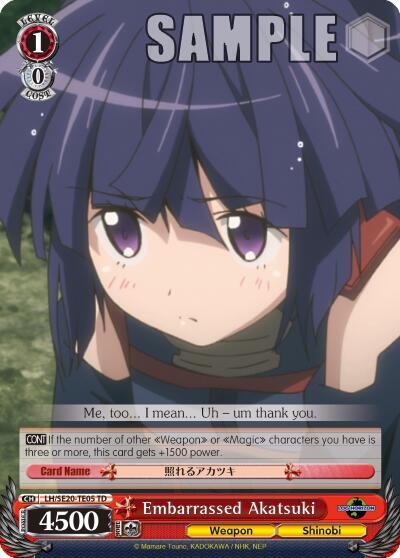 Embarassed Akatsuki LH/SE20-TE05 TD
