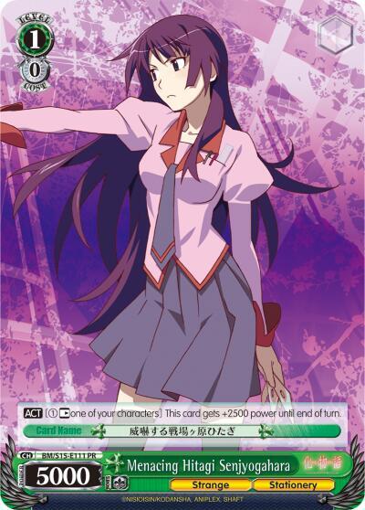 Menacing Hitagi Senjyogahara BM/S15-E111 PR