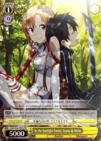 In the Sunlight Forest, Asuna & Kirito SAO/S26-PE02 PR