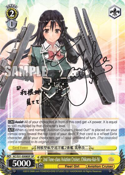 2nd Tone-class Aviation Cruiser, Chikuma-Kai-Ni KC/S31-E008SP SP