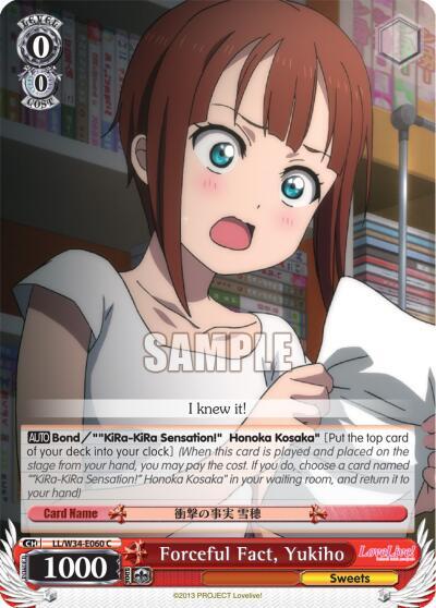 Forceful Fact, Yukiho LL/W34-E060 C