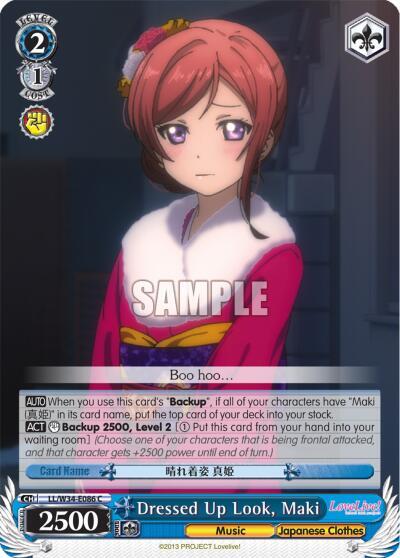 Dressed Up, Maki LL/W34-E086 C
