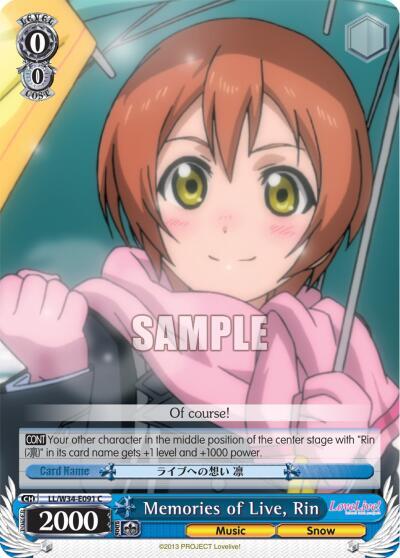 Memories of Live, Rin LL/W34-E091 C