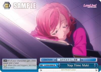 Nap Time Maki LL/W34-E098 CC