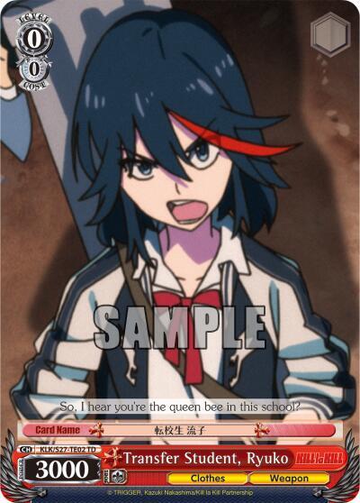 Transfer Student, Ryuko KLK/S27-TE02 TD