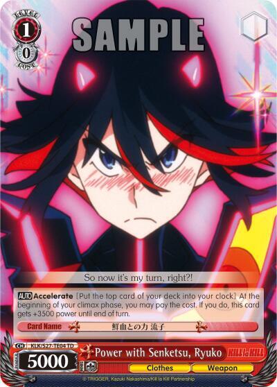 Power with Senketsu, Ryuko KLK/S27-TE04 TD