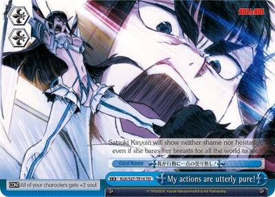 My actions are utterly pure! KLK/S27-TE14 TD