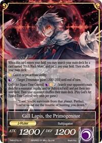 Conqueror of the Black Moon, Gill Lapis // Gill Lapis, the Primogenitor 