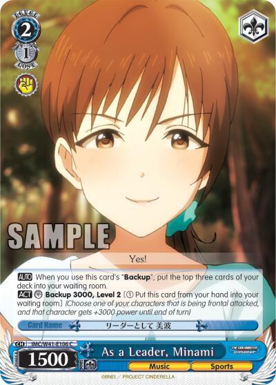 As a Leader, Minami IMC/W41-E106 C