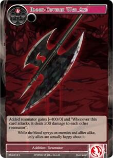 Blood Covered War Axe BFA-019