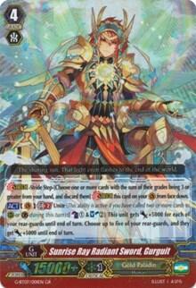 Sunrise Ray Radiant Sword, Gurguit [G Format] G-BT07/001EN