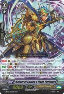 Knight of Spring's Light, Perimore [G Format] G-BT07/004EN