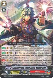 Dragon Fang Chain-shots, Sutherland [G Format] G-BT07/032EN