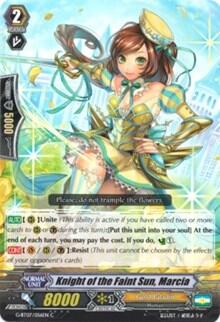 Knight of the Faint Sun, Marcia [G Format] G-BT07/056EN