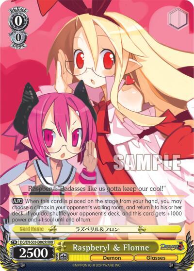 Raspberyl & Flonne DG/EN-S03-E002R RRR