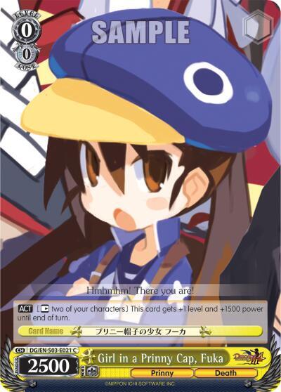 Girl in a Prinny Cap, Fuka DG/EN-S03-E021 C