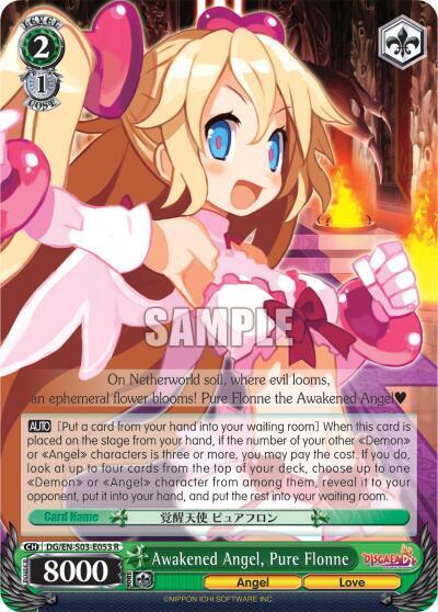 Awakened Angel, Pure Flonne DG/EN-S03-E053 R
