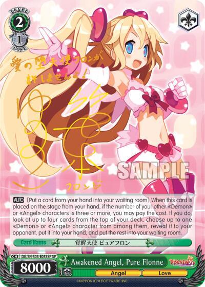 Awakened Angel, Pure Flonne DG/EN-S03-E053SP SP