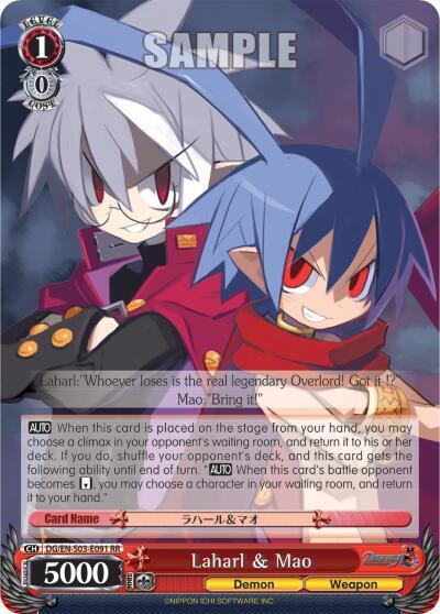 Laharl & Mao DG/EN-S03-E091 RR