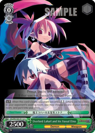 Overlord Laharl and his Vassal Etna DG/EN-S03-E112 C