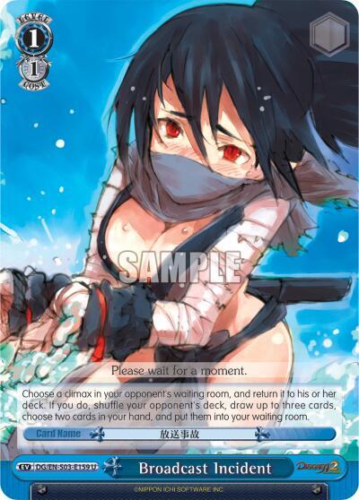 Broadcast Incident DG/EN-S03-E159 U