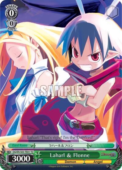 Laharl & Flonne DG/EN-S03-TE01 TD