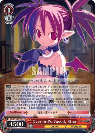Overlord's Vassal, Etna DG/EN-S03-TE07 TD