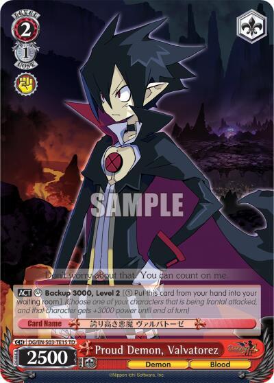 Proud Demon, Valvatorez DG/EN-S03-TE15 TD