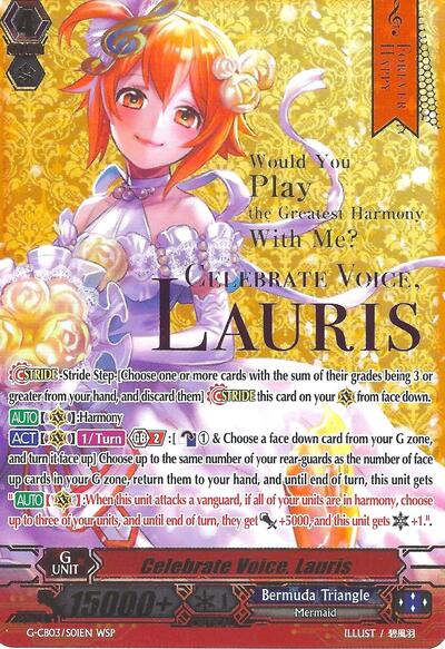 Celebrate Voice, Lauris [G Format] G-CB03/S01EN