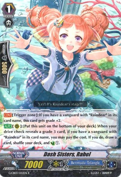 Dash Sisters, Rabel [G Format] G-CB03/022EN