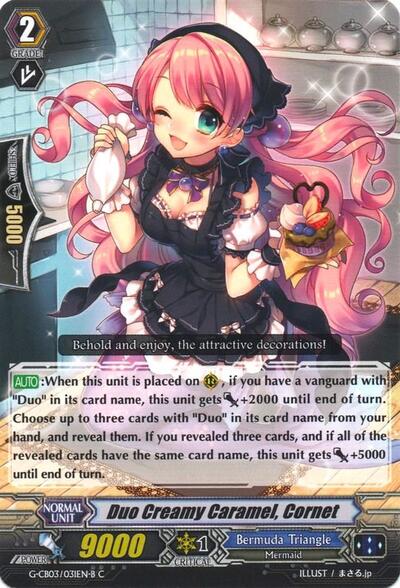 Duo Creamy Caramel, Cornet [G Format] G-CB03/031EN B