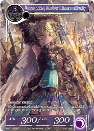 Jeanne d'Arc, Shadow Princess of Purity PR2015-034