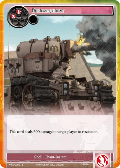 Bombardment VIN002-018
