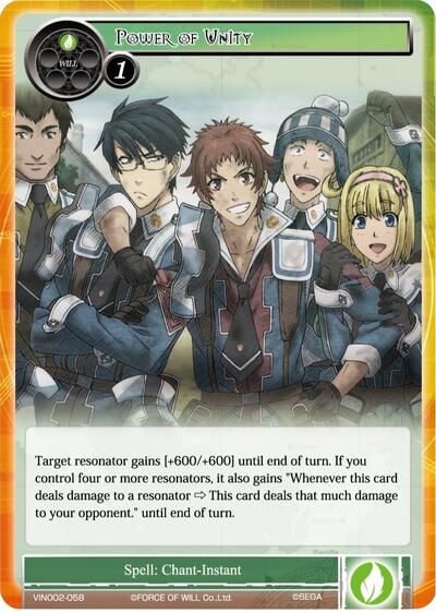Power of Unity VIN002-058