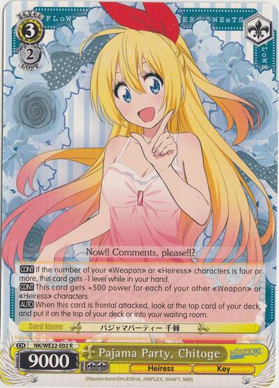 Pajama Party, Chitoge NK/WE22-E02