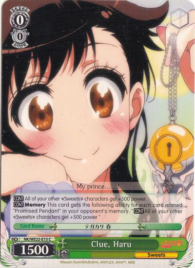 Clue, Haru NK/WE22-E15