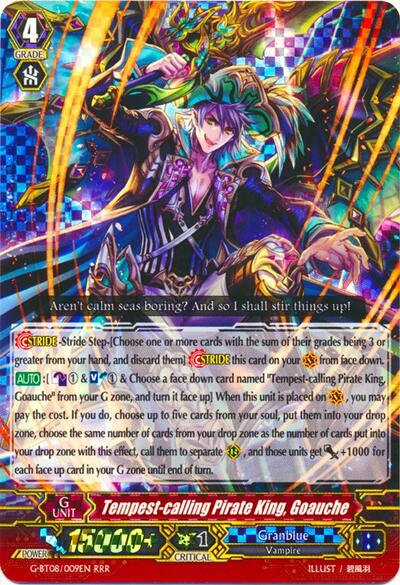 Tempest-calling Pirate King, Goauche [G Format] G-BT08/009EN