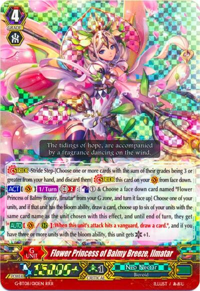 Flower Princess of Balmy Breeze, Ilmatar [G Format] G-BT08/010EN