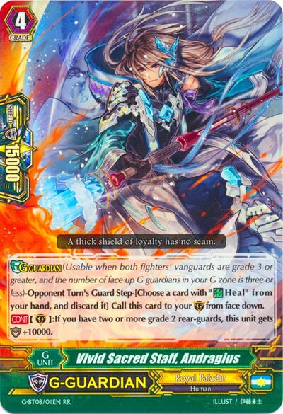 Vivid Sacred Staff, Andragius [G Format] G-BT08/011EN