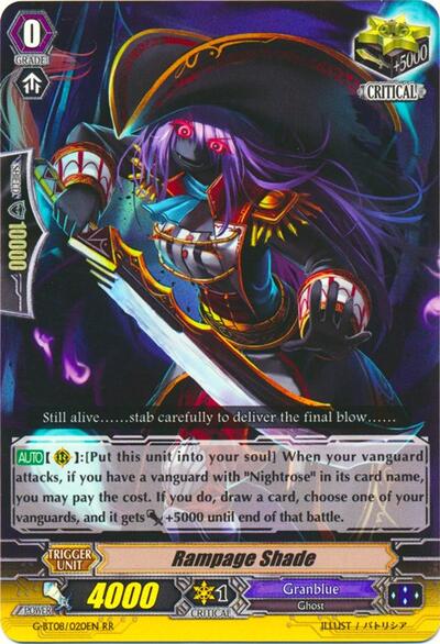 Rampage Shade [G Format] G-BT08/020EN