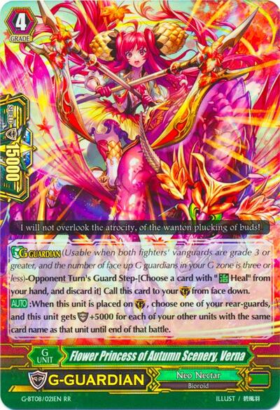 Flower Princess of Autumn Scenery, Verna [G Format] G-BT08/021EN