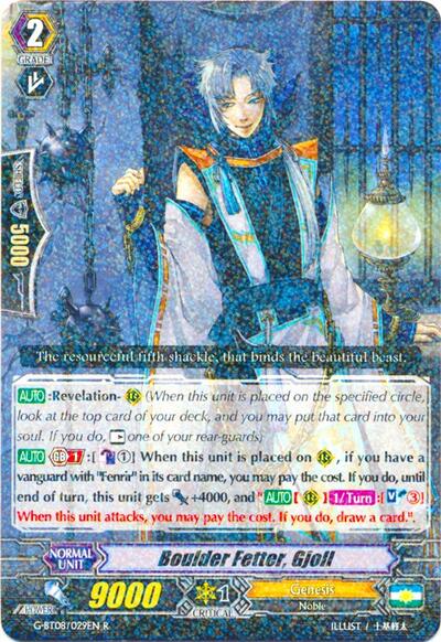 Boulder Fetter, Gjoll [G Format] G-BT08/029EN
