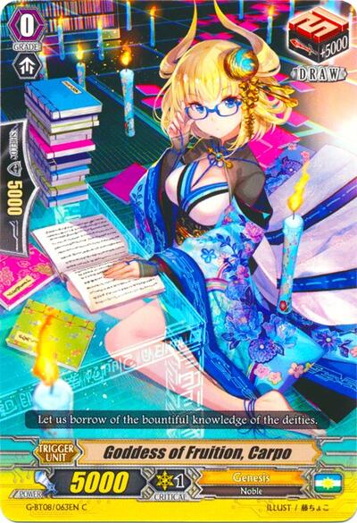 Goddess of Fruition, Carpo [G Format] G-BT08/063EN